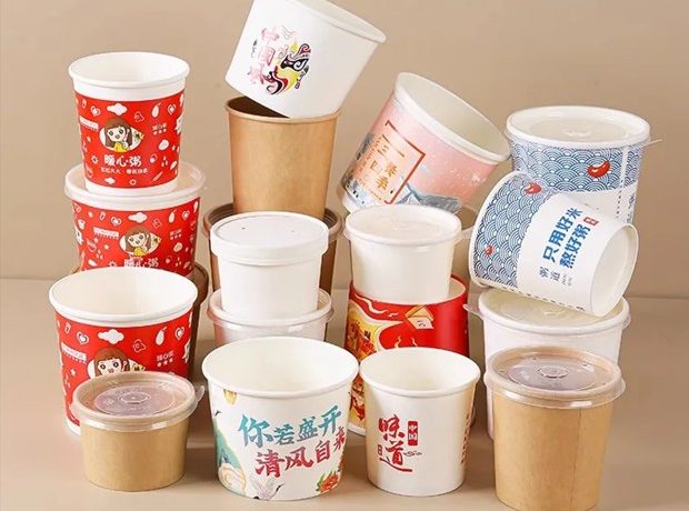 Durable Paper Soup Cups For Hot Meals