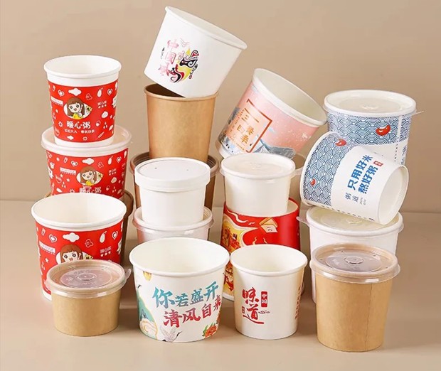 Durable Paper Soup Cups For Hot Meals